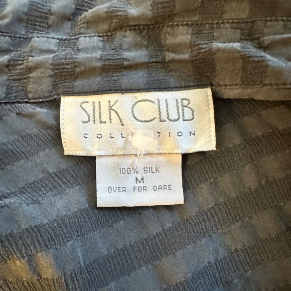 Vintage Silk Club Striped Long Sleeve - Picture 2 of 2